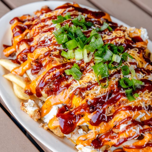 Ultimate Loaded Chicken Fries.