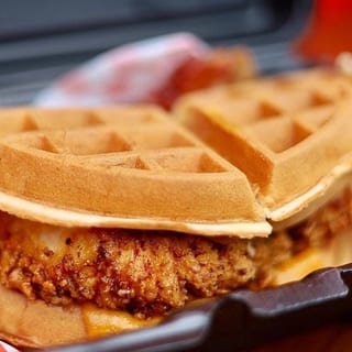 Chicken And Waffle Sandwich